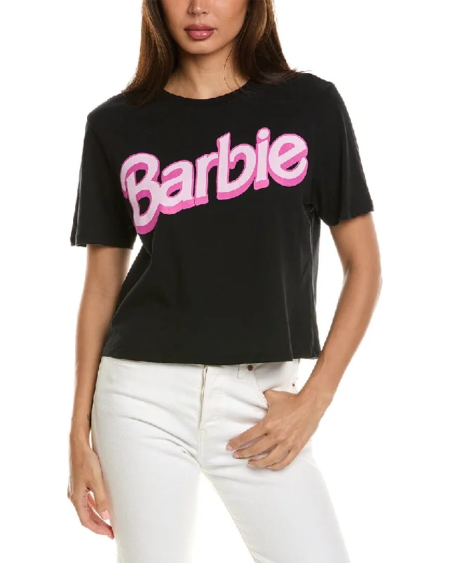 Junk Food Barbie Logo Crop T-Shirt