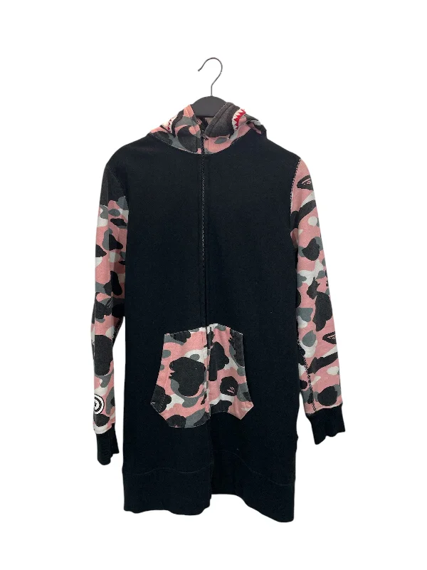 BAPE/Hoodie/S/Camouflage/Cotton/BLK/PINK CAMO