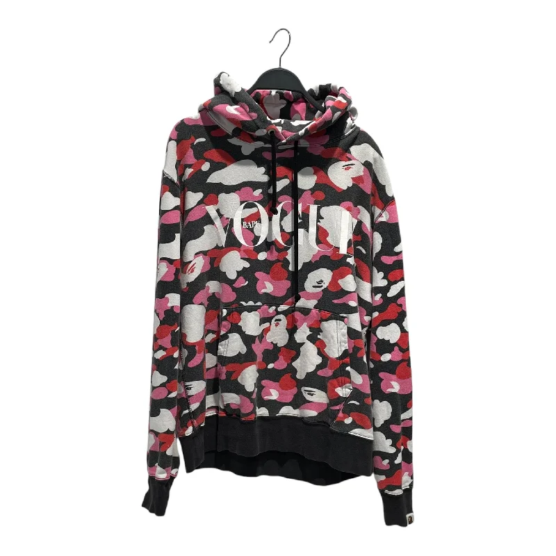 BAPE/VOGUE/Hoodie/XL/Camouflage/Cotton/PNK/Multicolor Pink Camo Moro