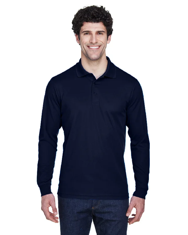 Core 365 88192 Men's Pinnacle Performance Long-Sleeve Piqu Polo