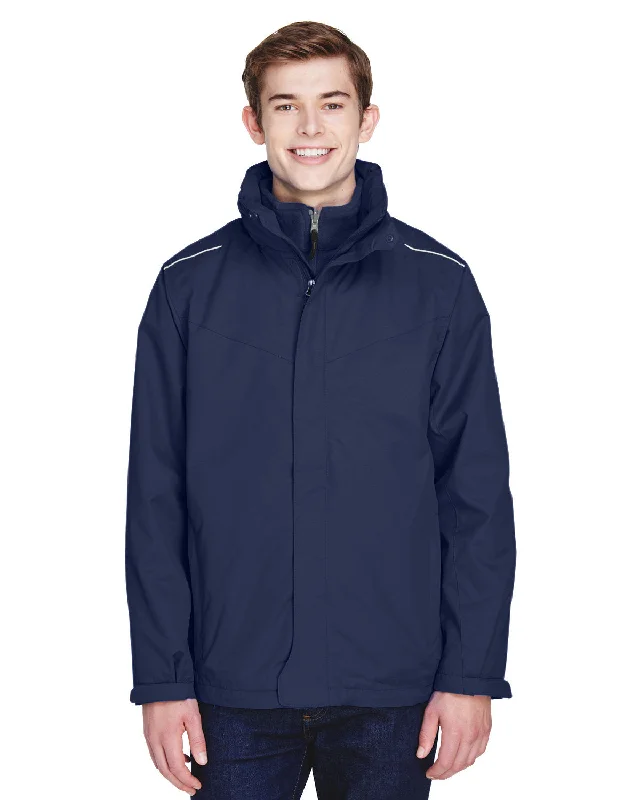 Core 365 88205 Men's Region 3-in-1 Jacket with Fleece Liner