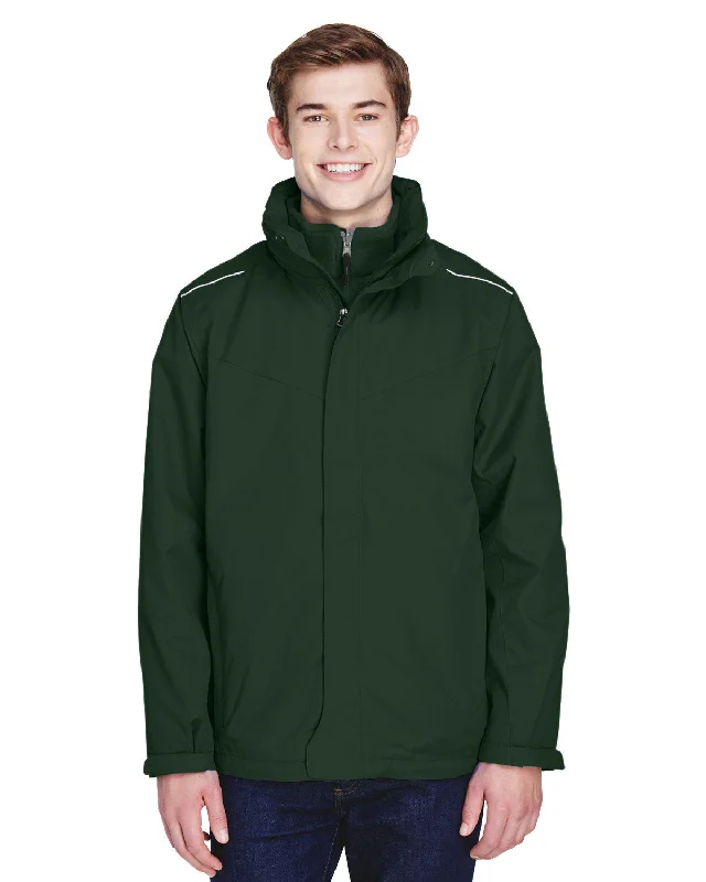 Core 365 88205 Men's Region 3-in-1 Jacket with Fleece Liner