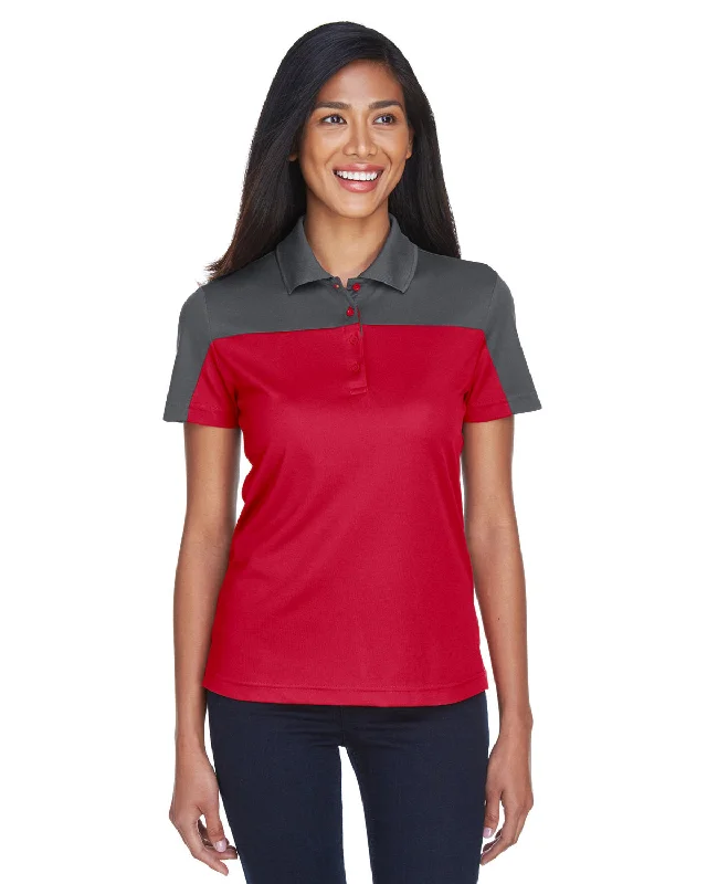 Core 365 CE101W Ladies' Balance Colorblock Performance Piqu Polo