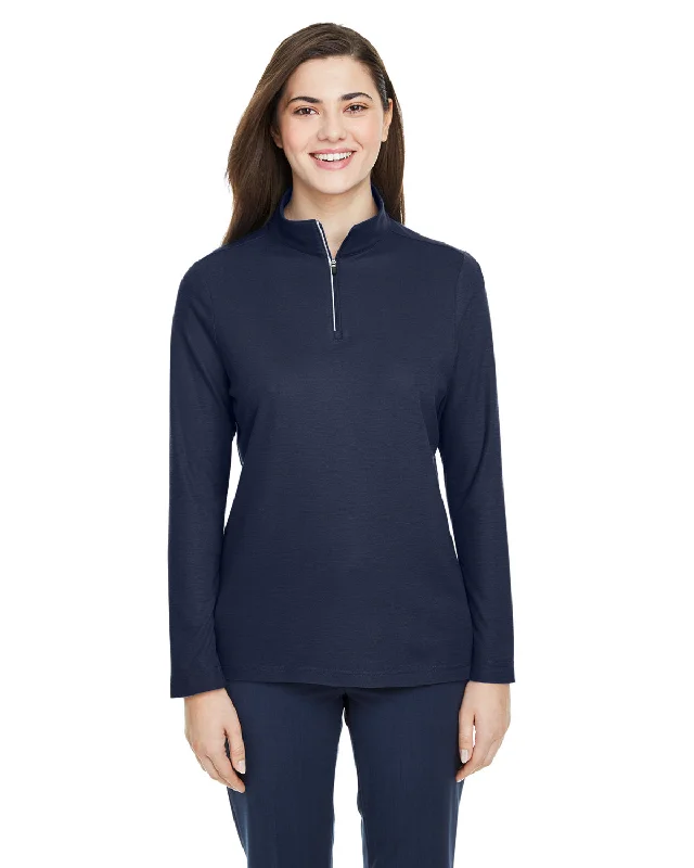 Core 365 CE405W Ladies' Fusion ChromaSoft Pique Quarter-Zip