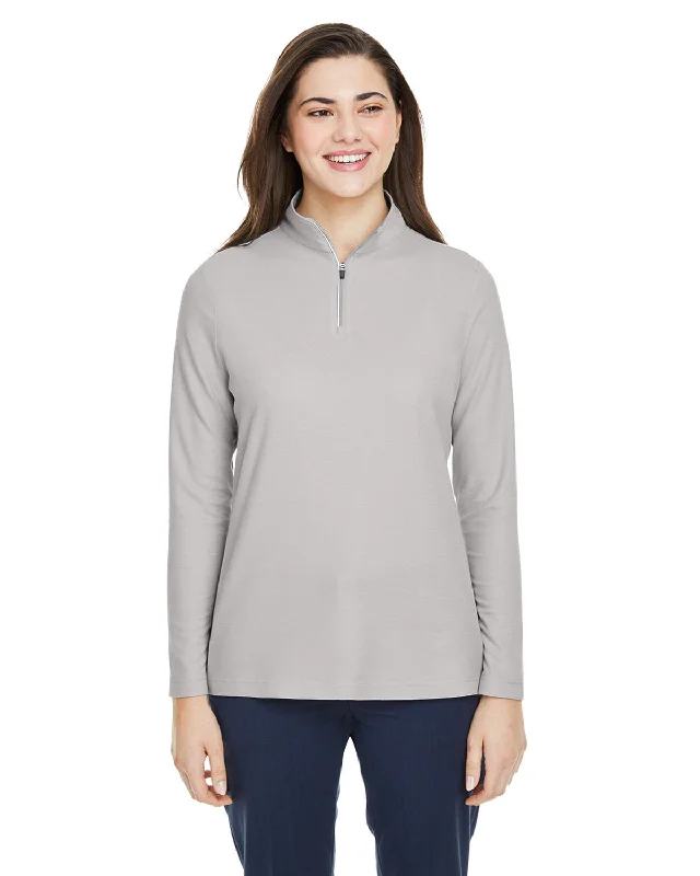 Core 365 CE405W Ladies' Fusion ChromaSoft Pique Quarter-Zip