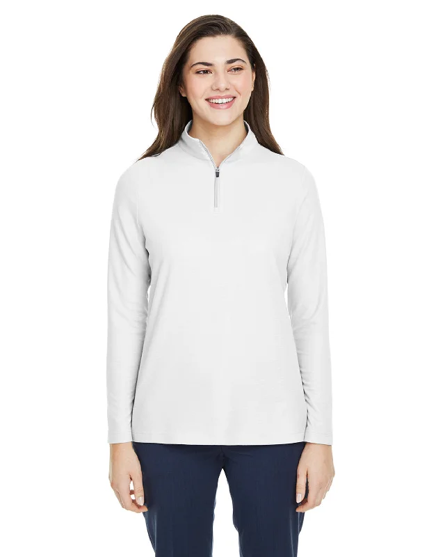 Core 365 CE405W Ladies' Fusion ChromaSoft Pique Quarter-Zip