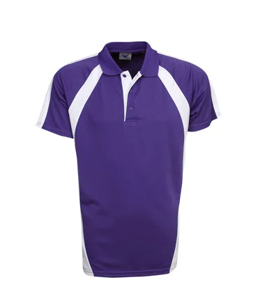 P45  2 Tone Mini-Waffle Polo Shirt