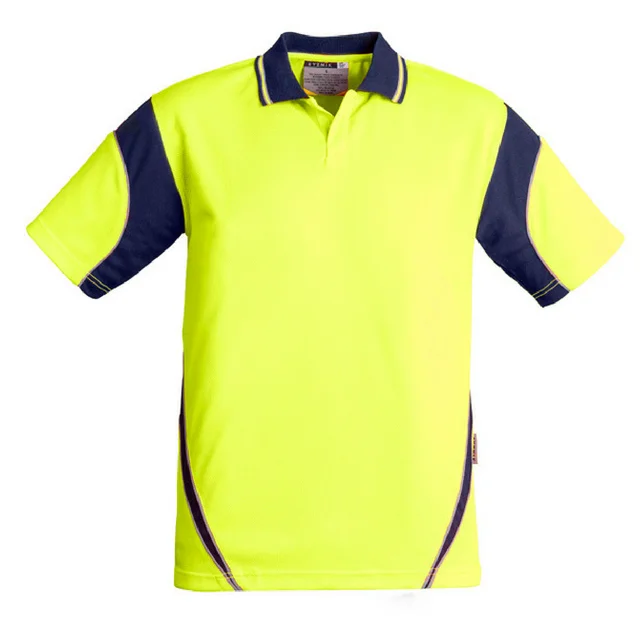 Mens Hi Vis Aztec Polo