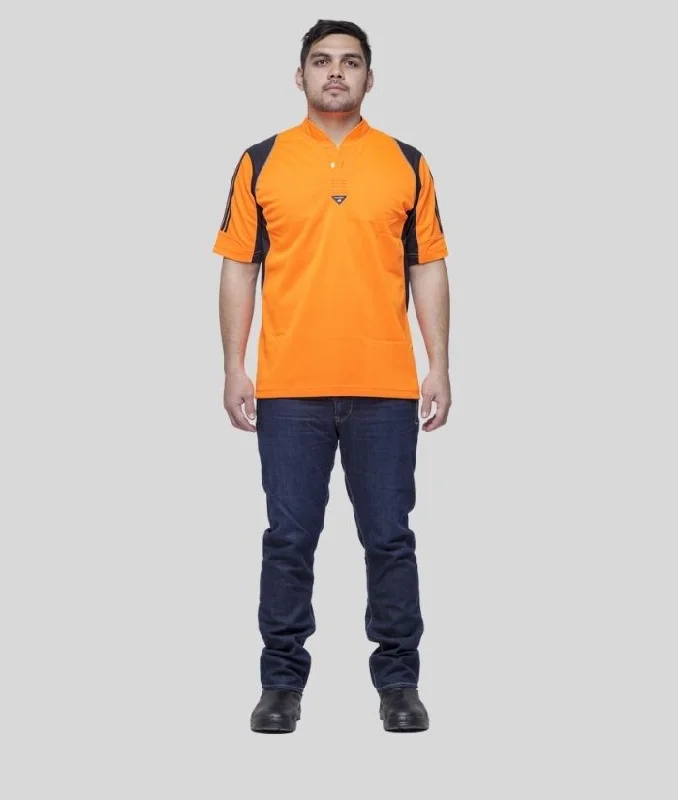 Hi Vis Standard Fit Rugger Polo Shirt