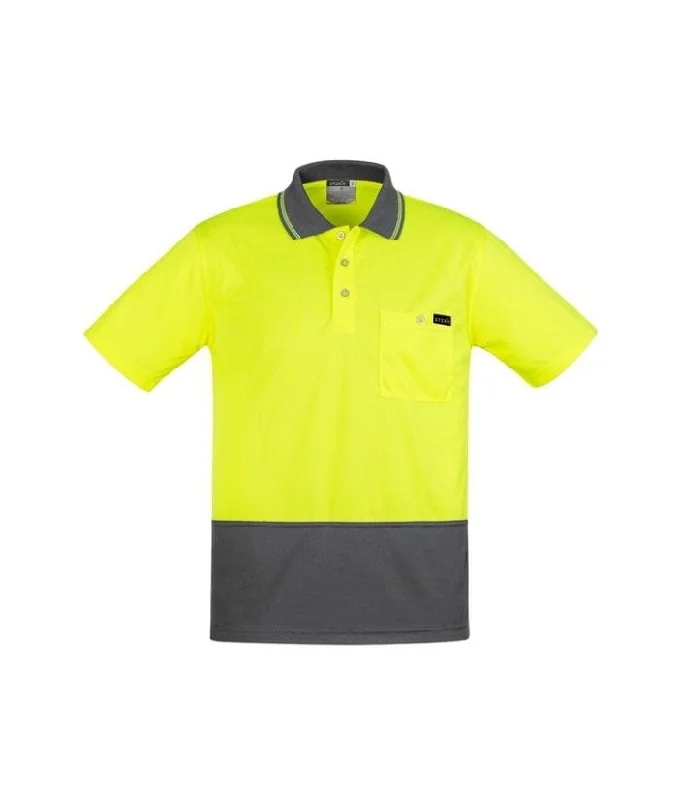 Mens Comfort Back S/S Polo