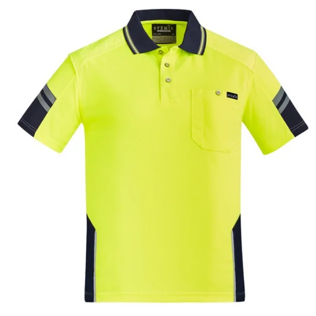 Mens Reinforced Hi Vis Squad S/S Polo