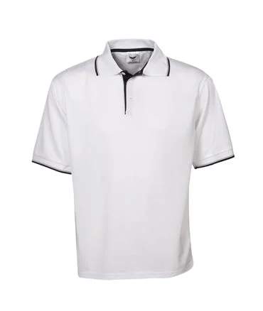 P42 White Painters 3 Tone Micro Mesh Polo Shirt