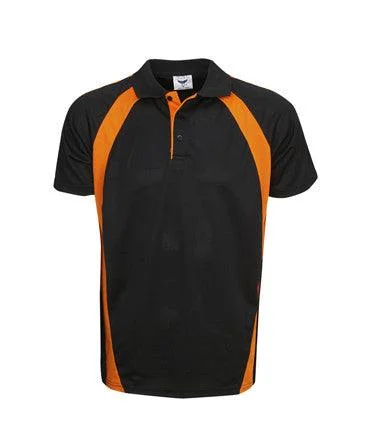 P45k  Kids 2 Tone Mini-Waffle Polo Shirt