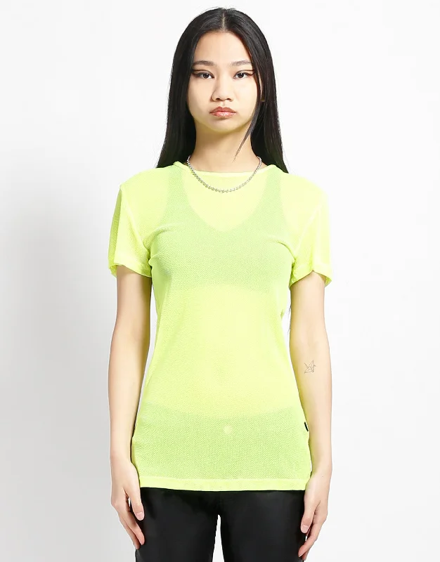 SHORT SLEEVE FISHNET LIME