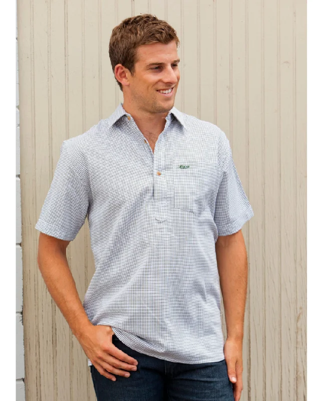 The Legend Mens Short Sleeve Check Shirt