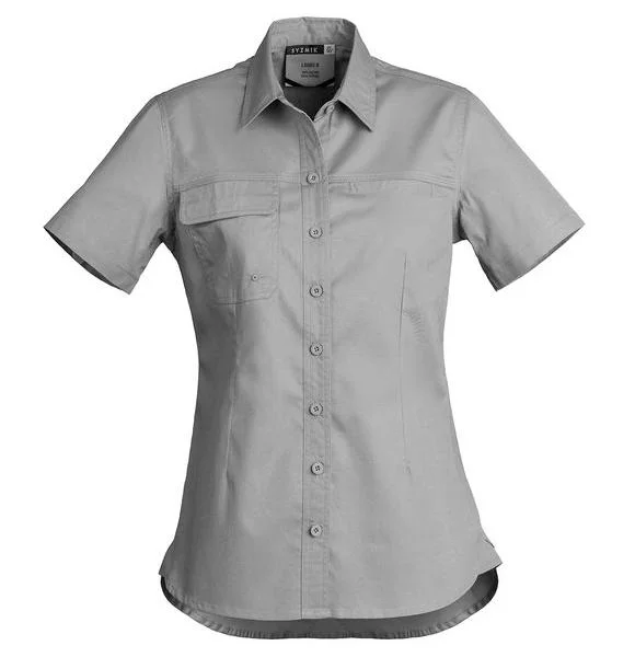 Womens Lightweight Tradie Shirt - Short Sleeve