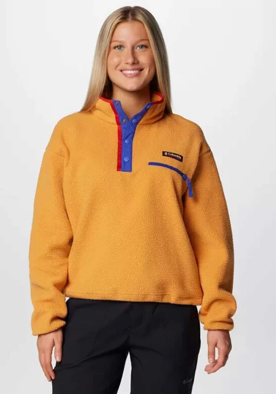 Columbia Helvetia™ II Cropped Half Snap Fleece, Orange