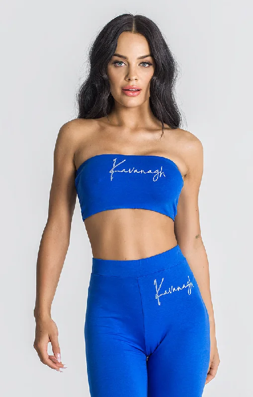 Blue Thunder Crop Top