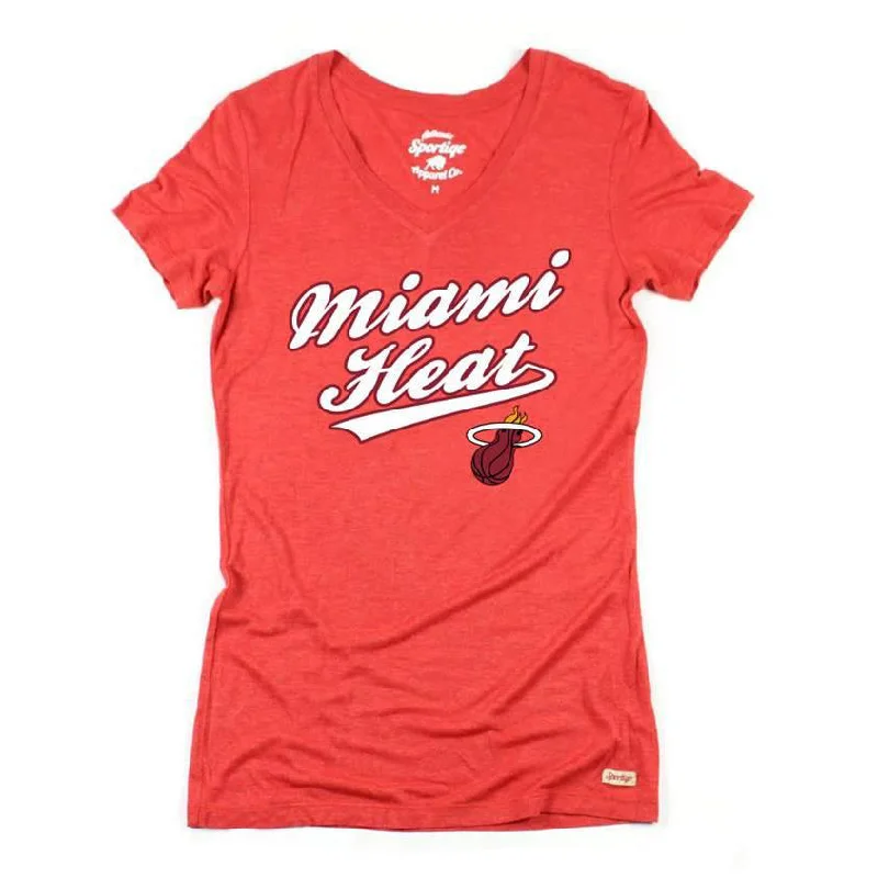 Sportirqe Miami HEAT Women's Kiera V-Neck